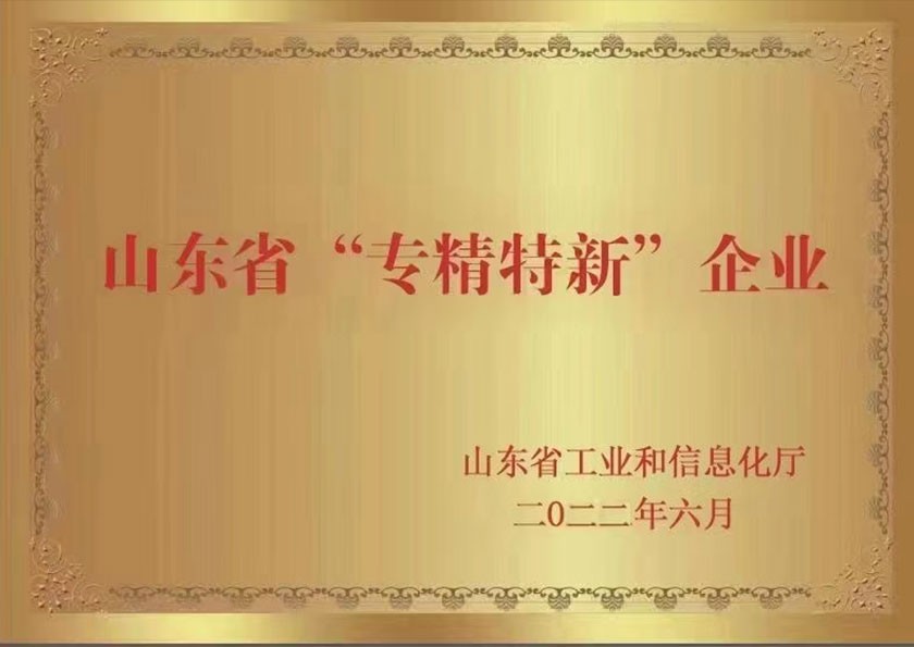 2022年度山东省“专精特新”企业